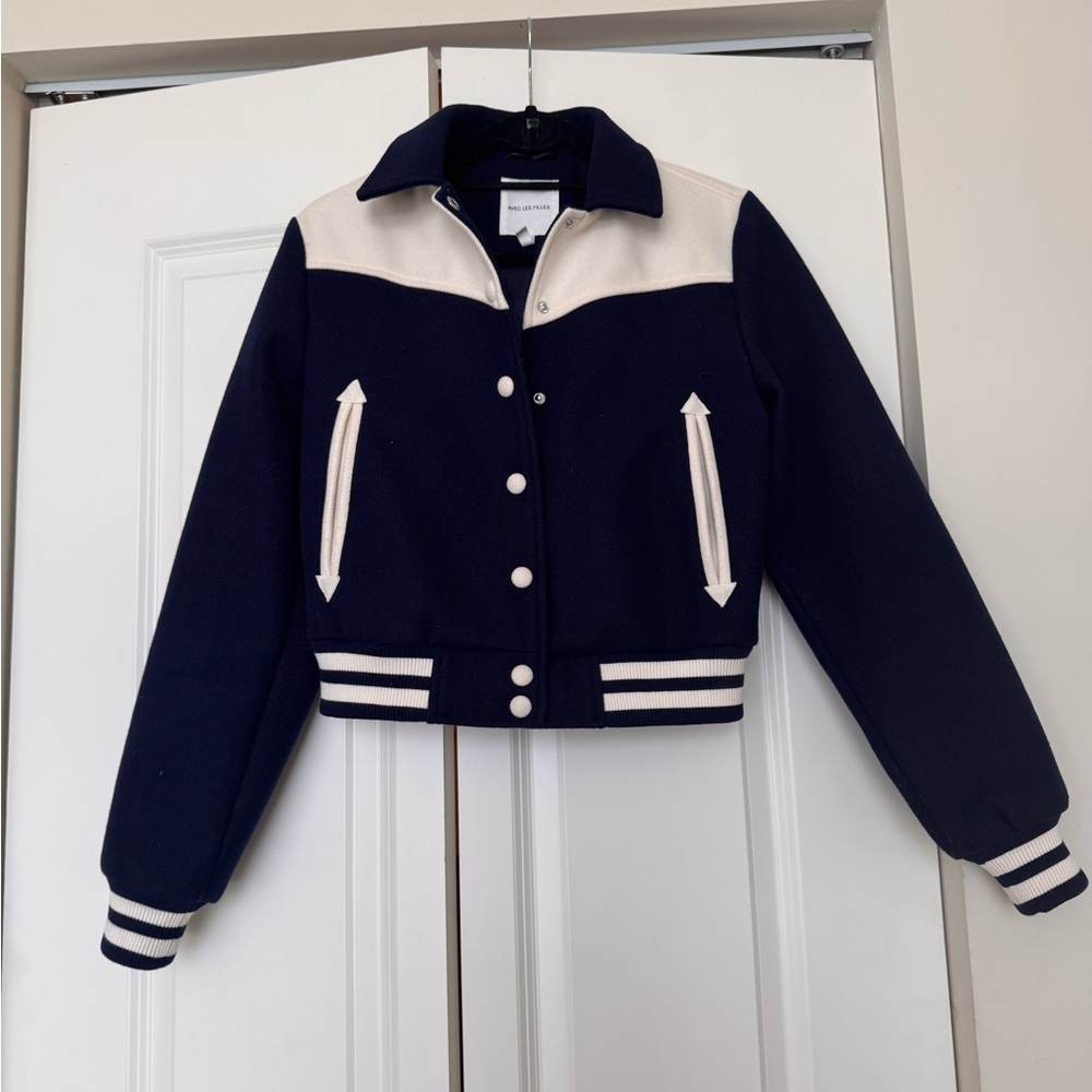 Avec Les Filles navy bomber jacket XS